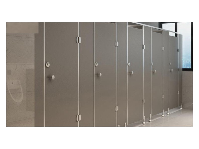 灰色不銹鋼蜂窩板-衛(wèi)生間隔斷