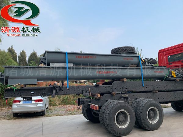 發往懷化市的雙軸螺旋輸送機兩臺