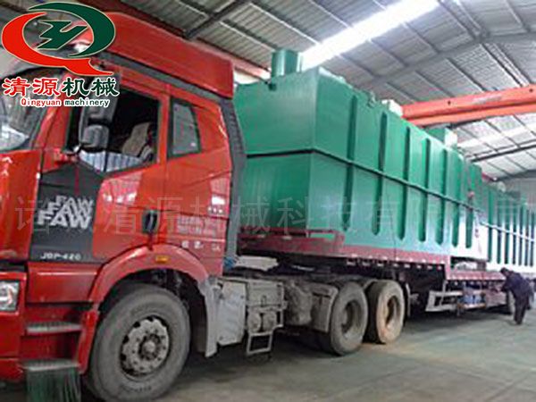 發(fā)往陜西寶雞地埋式污水處理設(shè)備