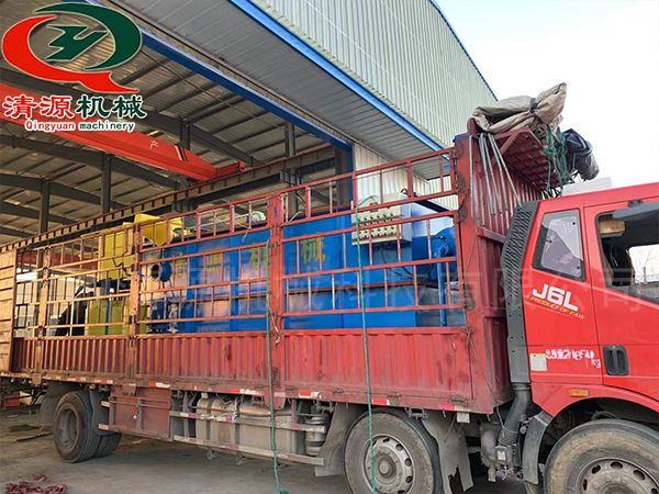 發往江蘇客戶餐洗廢水處理設備