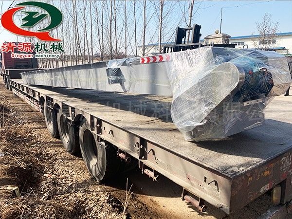 今天發貨安徽客戶機械格柵除污機